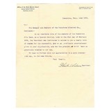 "Letter from Tombstone Minstrel Co., Dated February 22nd 1905 (WEC190)" - 1 of 3