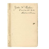 "John Behan Betting Record Book and Copy of Photo (WEC208)" - 2 of 3