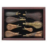 "Cased Collection of 8 Antique Flasks (MIS1414)" - 1 of 2