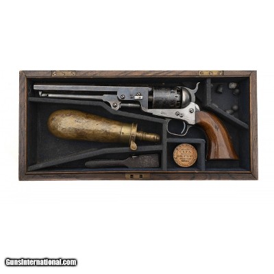"Cased Colt 1851 Navy Revolver (AC373) DTX"