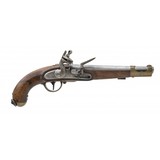 "Austrian Model 1851 Tube Lock Pistol Altered to Flintlock (AH6451)" - 1 of 7
