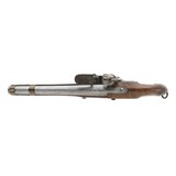 "Austrian Model 1851 Tube Lock Pistol Altered to Flintlock (AH6451)" - 4 of 7