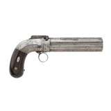 "A.W. Spies Marked Allen & Thurber Dragoon Size Ring Trigger Pepperbox (AH8154)" - 1 of 6