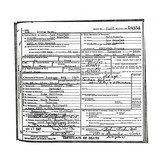 "Photo copies of Wyatt Earp, James Cooksey Earp, Allie Earp and Josephine Earp Death certificates (WEC170)" - 2 of 5