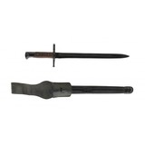 "Model 1891 Carcano bayonet with sheath & frog (MEW2411)" - 1 of 2