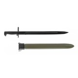 "Reproduction U.S. M1905 16-inch bayonet with scabbard (MEW2471)" - 1 of 2
