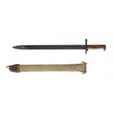 "U.S. Rock Island M1905 bayonet & canvas scabbard (MEW2445)" - 2 of 2
