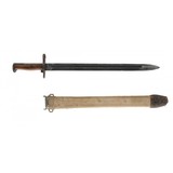 "U.S. Rock Island M1905 bayonet & canvas scabbard (MEW2445)" - 1 of 2