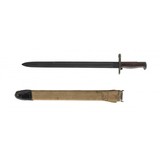 "U.S. Springfield M1905 16-inch bayonet with original scabbard (MEW2393)" - 2 of 2