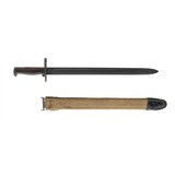 "U.S. Springfield M1905 16-inch bayonet with original scabbard (MEW2393)" - 1 of 2
