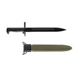 "Reproduction 10-inch M1 bayonet with scabbard (MEW2394)" - 1 of 2