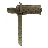 "U.S. Army Machete with sheath & M1923 cartridge belt (MEW2342)"