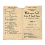 "San Francisco Cable Car Schedule Owned by Mrs. Wyatt Earp (WEC145)" - 1 of 2