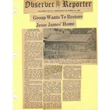 "Newspaper clippings from the Observer Reporter Washington, PA dated October 16th 1968 (WEC121)" - 1 of 2