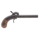 "Allen & Wheelock Double Barrel Percussion Pistol (AH6871)" - 1 of 6