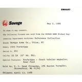 "Savage 1905 Prototype .22 S,L,LR (R3532)" - 2 of 9