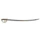 "Unmarked Model 1840 cavalry saber (SW1497)" - 1 of 4