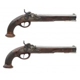 "Fine Pair of German Percussion Officers Pistols (AH6873)"