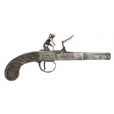"Pair of Flintlock Pocket Pistols by John Collis (AH8005)" - 6 of 13