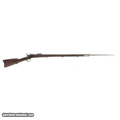 "Remington Model 1872 Rolling Block rifle w/ bayonet (AL7604)"