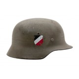 "WWII M35 German Military Helmet Shell (MM1542)" - 4 of 6