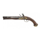 "Revolutionary War Era Flintlock Pistol by Waters with Spring Bayonet (AH8110)" - 5 of 6
