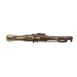 "Revolutionary War Era Flintlock Pistol by Waters with Spring Bayonet (AH8110)" - 3 of 6