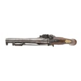 "Revolutionary War Era Flintlock Pistol by Waters with Spring Bayonet (AH8110)" - 4 of 6