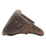 "Early Luger Holster Crown III Marked (MM1915)"
