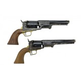 "Factory Engraved Pair Colt 1851 Navy and 3rd Dragoon (C16504)" - 7 of 10