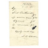 "Drug Store List Dated 7-7-1884 by Dr. Nelson Gibesson (WEC182)" - 2 of 4