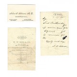 "Drug Store List Dated 7-7-1884 by Dr. Nelson Gibesson (WEC182)" - 1 of 4