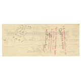 "Antique First National Bank of Yuma Check for $2.40 Dated 1917 to Carruthers (WEC189)" - 2 of 3