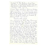 "Kenneth Maynard Personal Letters and Notes Dating Back to 1972 (WEC161)" - 2 of 11