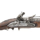 "Beautiful Pair of Stocked Flintlock Blunderbuss Pistols w/ Spring Bayonets (AH8088)" - 16 of 19