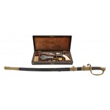 "Presentation to Zouave Captain Factory Engraved Colt 1861 Navy W/ Presentation Sword (AC378)" - 1 of 19