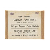 ".256 Gibb's Magnum Cartridges 10 count (AM190)" - 1 of 2