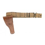 "WWI US Web Belt And Holster (MM1937)" - 1 of 2