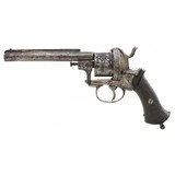 "Belgian Large Frame Pinfire Revolver (AH6069)" - 1 of 6