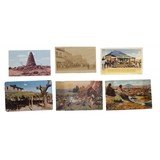 "Lot of Western and Native American Postcards with 4 Cigarette Cards (WEC359)" - 7 of 8