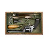 "Fine Cased 54-bore Adams Patent Percussion Revolver (AH6523)" - 1 of 11