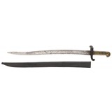 "French 1842 Yataghan Bayonet (MEW2815)" - 2 of 2