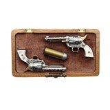 "American Miniature Gun Manufacture Pair of Colt Single Action Armies Engraved.(C14302)" - 15 of 17