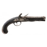 "Beautiful Early German Flintlock Pistol by I H Bartholomeus (AH8111)" - 1 of 8
