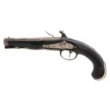 "Beautiful Early German Flintlock Pistol by I H Bartholomeus (AH8111)" - 8 of 8