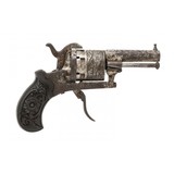 "Belgian Small Frame Pinfire Revolver (AH6078)" - 5 of 6