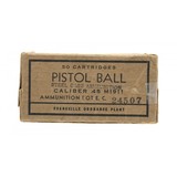 "US Military 45ACP 50rd Box Steel Case Ball Ammo (AM162)" - 1 of 2