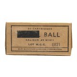 "US Military 50RD Box 45ACP (AM154)" - 1 of 2