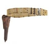 "WWI US Military 1911A1 Holster And Web Belt (MM1947)" - 4 of 6