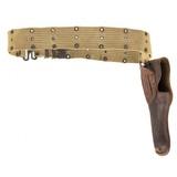 "WWI US Military 1911A1 Holster And Web Belt (MM1947)" - 2 of 6